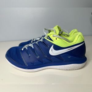 NIKE AIR ZOOM VAPOR X HC TENNIS SHOES INDIGO FORCE/BLUE MENS 9
